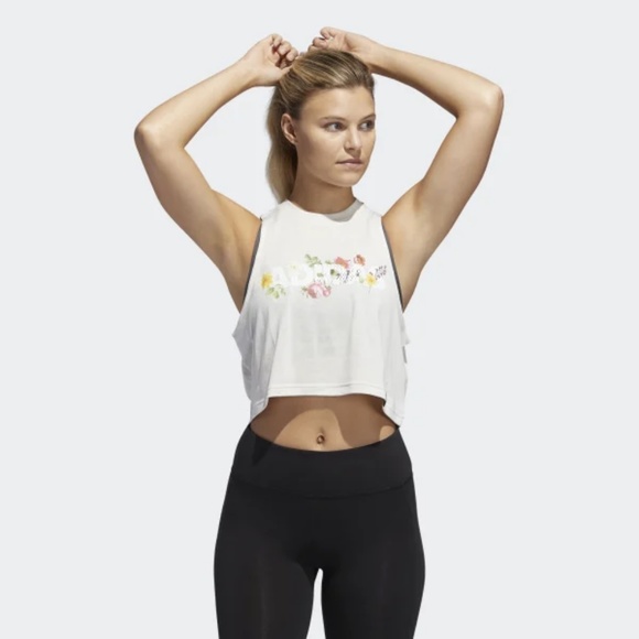athletic crop top tank